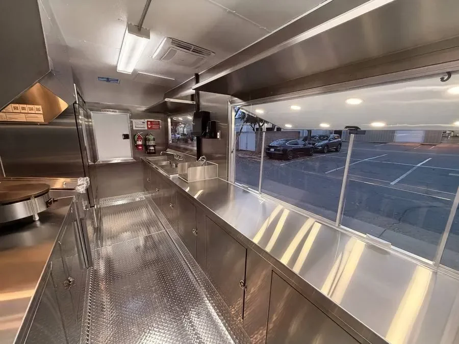 Workflow Planning – custom food trailer detail by Golden State Trailers