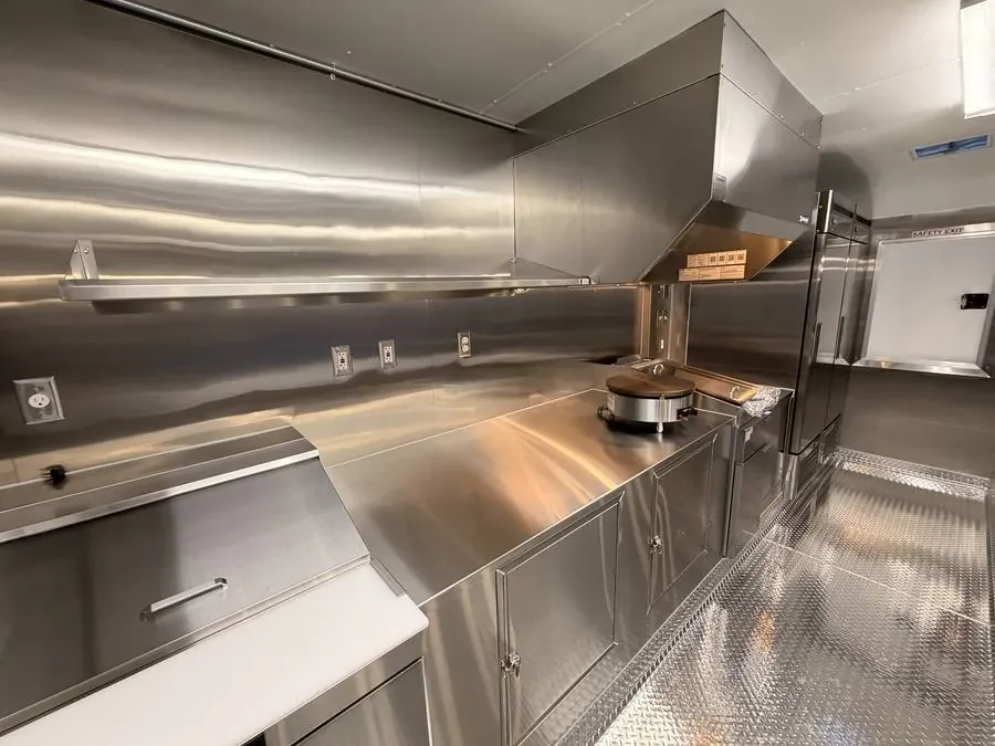 Equipment Integration – custom food trailer detail by Golden State Trailers