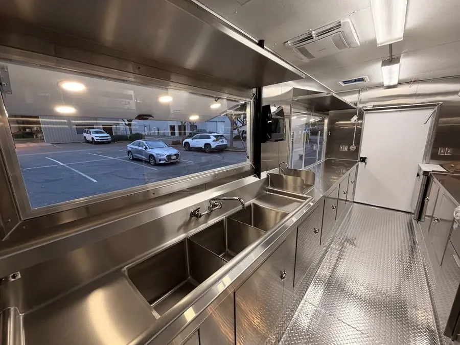Sanitation Infrastructure – custom food trailer detail by Golden State Trailers