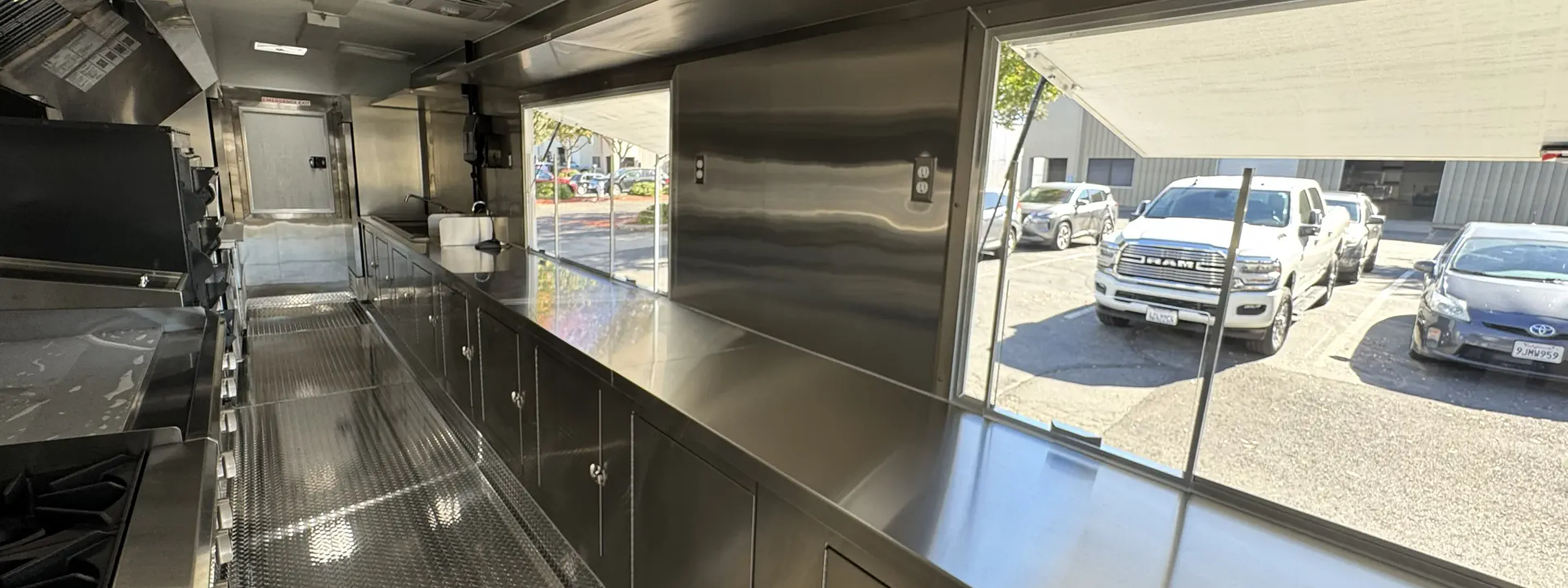 Prep & Service Counter Area