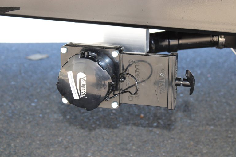 Electrical connection component on Bobo’s Cafe coffee trailer