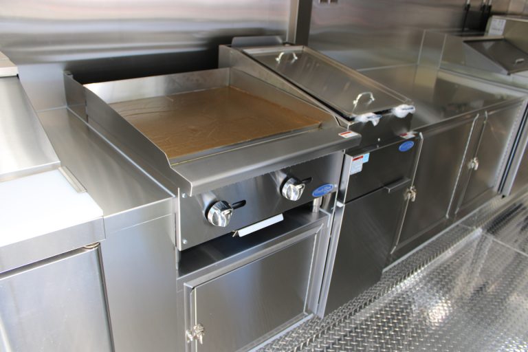 CookRite by Atosa griddle in Bobo’s Cafe coffee trailer