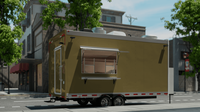 16ft Food Trailer 16ft Food Trailer GST-G16HA-006