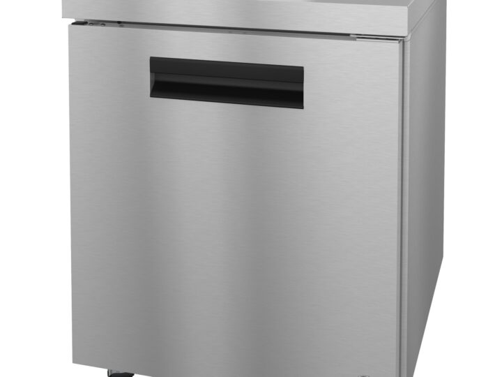 Freezer UR27B-LP, Refrigerator, Single Section Undercounter, Stainless Door (6.21 cu ft)