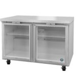 Freezer UR48B-GLP01, Refrigerator, Two Section Undercounter, Full Glass Door (12 cu ft)