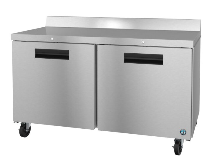 Freezer WR60B-01, Refrigerator, Two Section Worktop, Stainless Doors with Lock (15.1 cu ft)