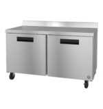 Freezer WR60B, Refrigerator, Two Section Worktop, Stainless Doors (15.1 cu ft)