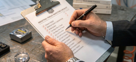 Pre-delivery quality review for a custom commercial food trailer