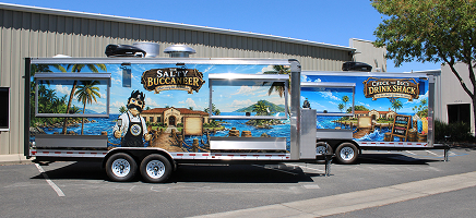 Custom school food trailers built for Reef-Sunset Unified School District