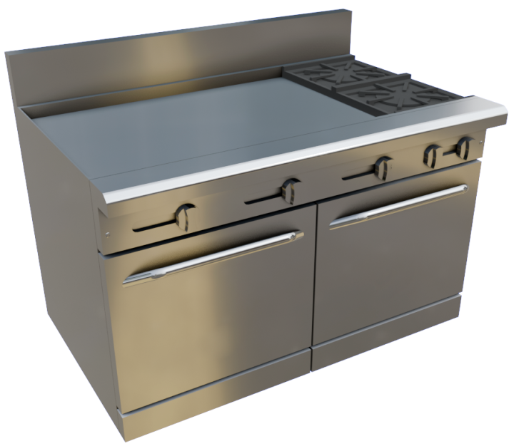 48″ Gas Restaurant Range
