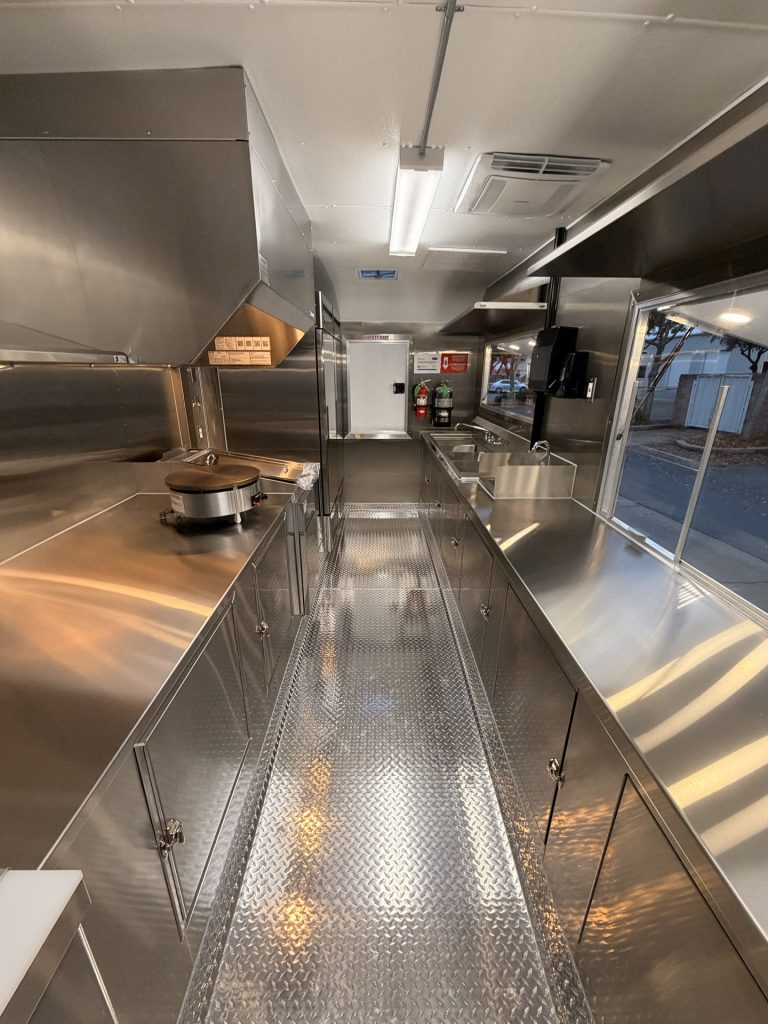 Prep and sink area inside Coffee Trailer for Sale in Fair Oaks CA