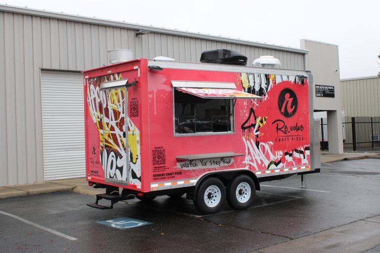 Pizza food trailer in Arroyo Grande CA for Revolve Craft Pizza