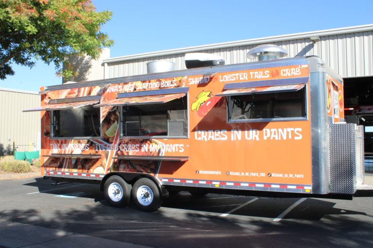 24ft Food Trailer Seafood Food Trailer for Crabs In Ur Pants - - image-128