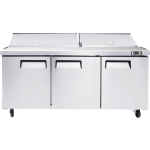 72" Sandwich Prep Table