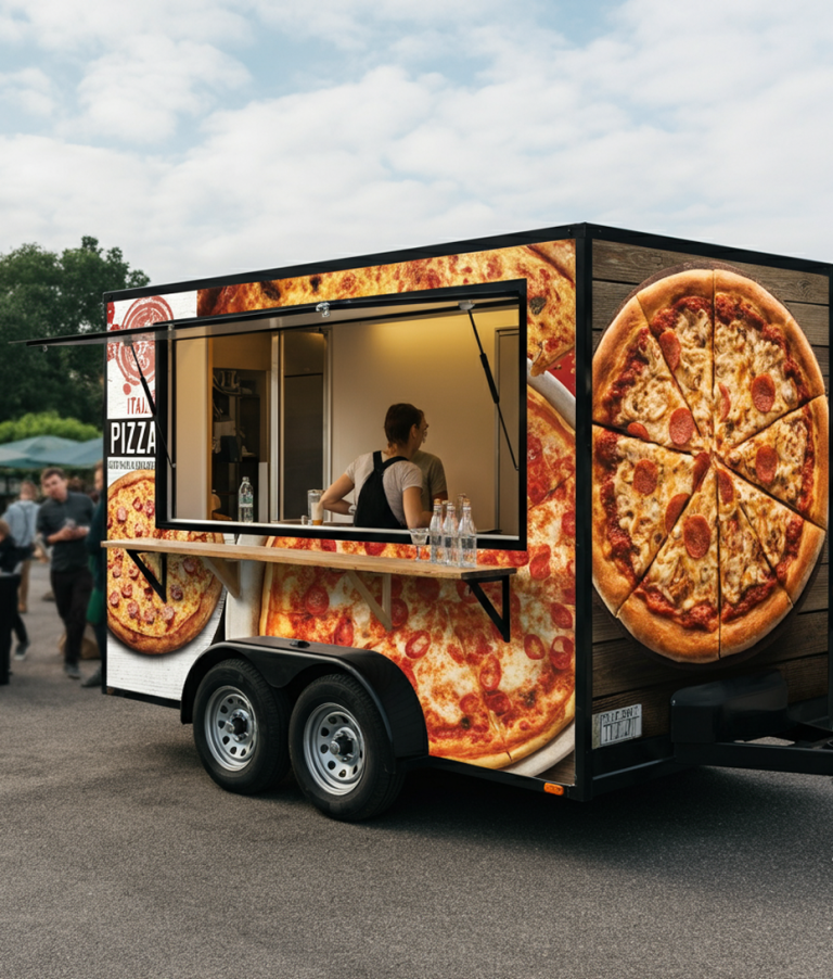 Custom Ice Cream Food Trailers for Sale — Custom Built for Your Business - image-162