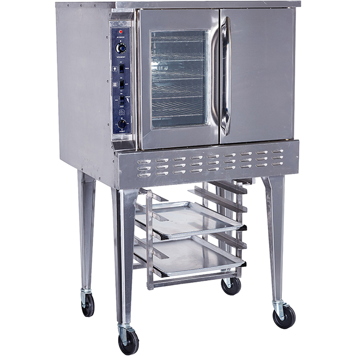 38 inch gas convection oven with stand for food trailers and food trucks