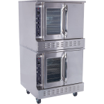 38 inch double deck gas convection oven for food trailers and commercial kitchens