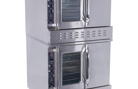 38 inch double deck gas convection oven for food trailers and commercial kitchens
