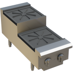 12" Step Up Gas Hot Plate