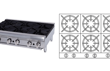 36" Gas Hot Plate