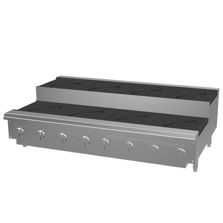 48" Step Up Gas Hot Plate