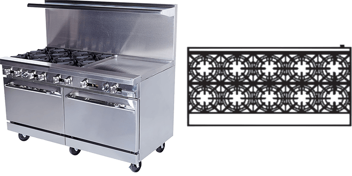 60" Gas Restaurant Range