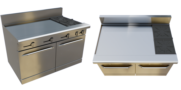 48" Gas Restaurant Range