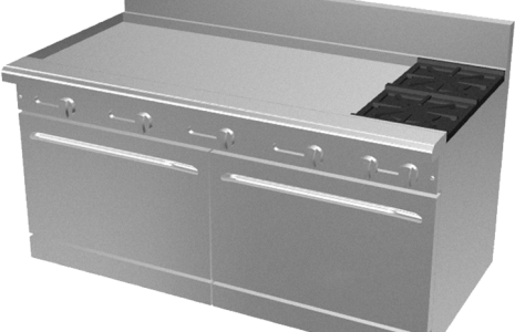 60" Gas Restaurant Range