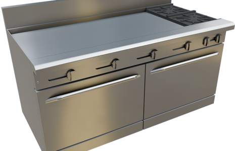 60" Gas Restaurant Range