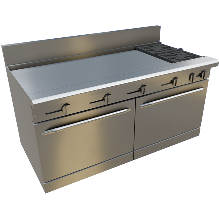 60" Gas Restaurant Range