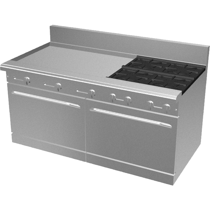 60" Gas Restaurant Range