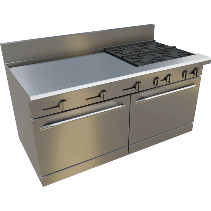 60″ Gas Restaurant Range