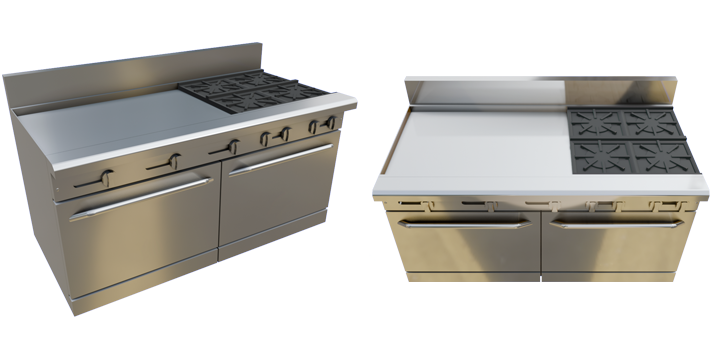 60" Gas Restaurant Range