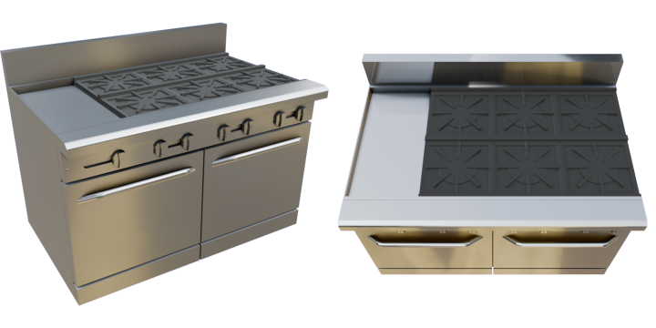 48" Gas Restaurant Range