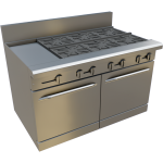 48″ Gas Restaurant Range