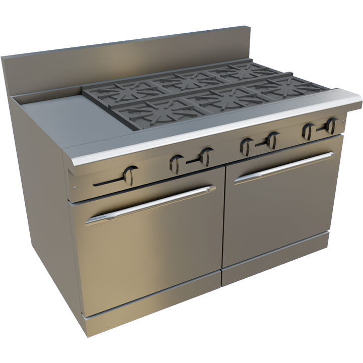48" Gas Restaurant Range