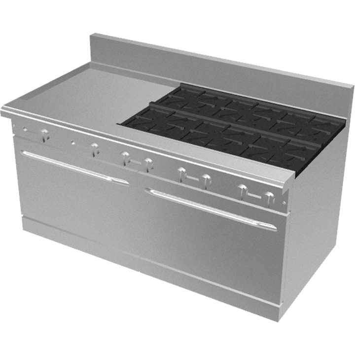 60" Gas Restaurant Range