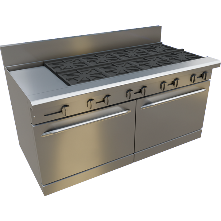 60" Gas Restaurant Range