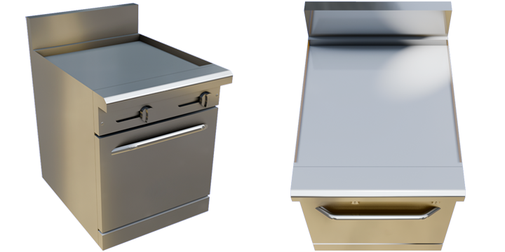 24" Gas Restaurant Range