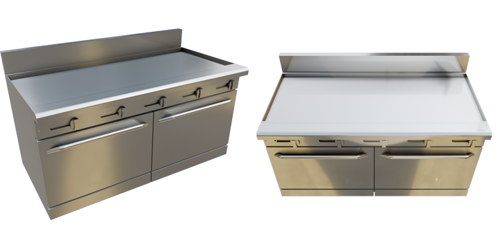 60" Gas Restaurant Range