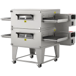 40 inch conveyor pizza oven double stack for food trailers and commercial kitchens