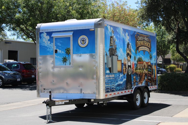 School District Food Trailer built for Reef-Sunset Unified School District in Avenal, California