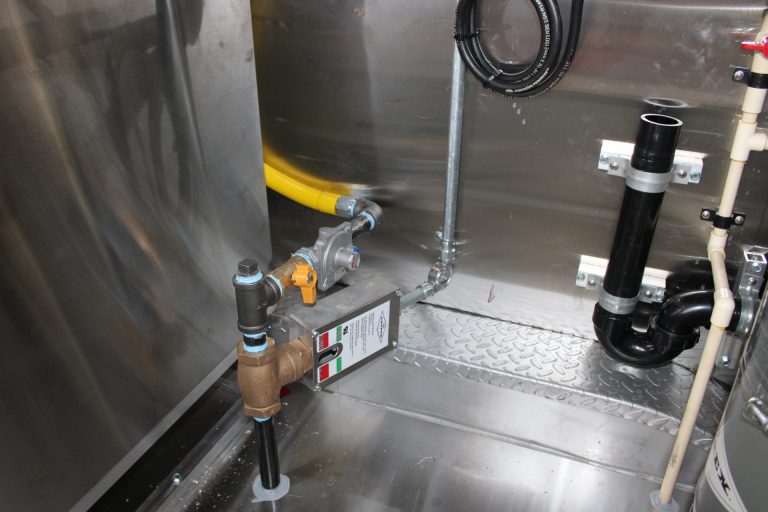 Coffee food trailer utility system equipment.