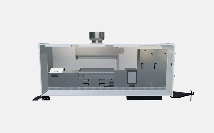 20ft Food Trailer — Custom Build GST-G20H-001