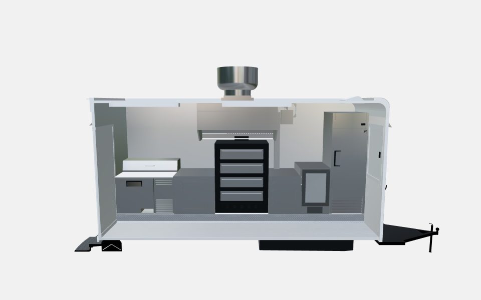 Custom 16ft Pizza Food Trailer - image-124