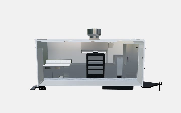 Custom 18ft Pizza Food Trailer