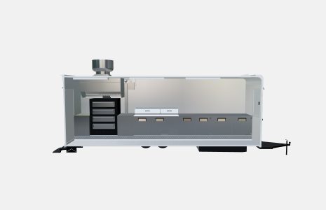 Custom 22ft Pizza Food Trailer