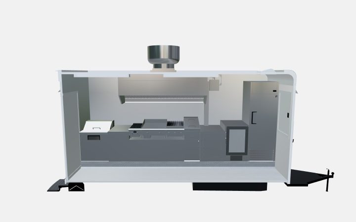 Custom 16ft BBQ Food Trailer