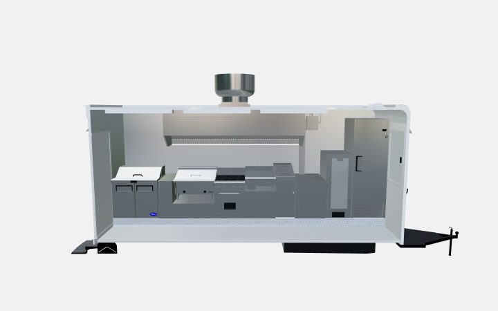 Custom 18ft BBQ Food Trailer