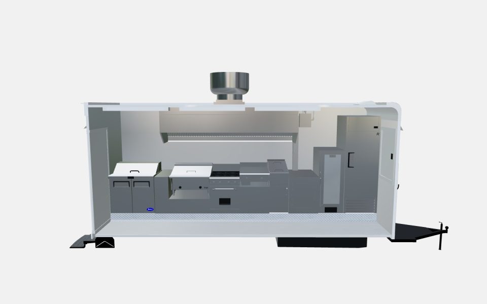 Custom 18ft BBQ Food Trailer - image-124